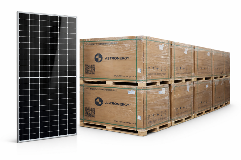 Lot de 36 panneaux solaires Astronergy 620W bifacial verre-verre TOPCon — CHSM66RN(DG)/F-BH (22,32 kWc) — vue 1