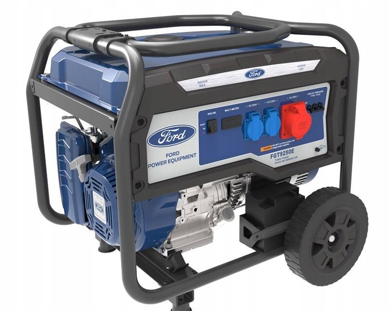 Groupe électrogène Ford Essence 8 kVA Triphasé – 6500W max | Moteur 15 CV | Silencieux et Haute Autonomie — vue 1