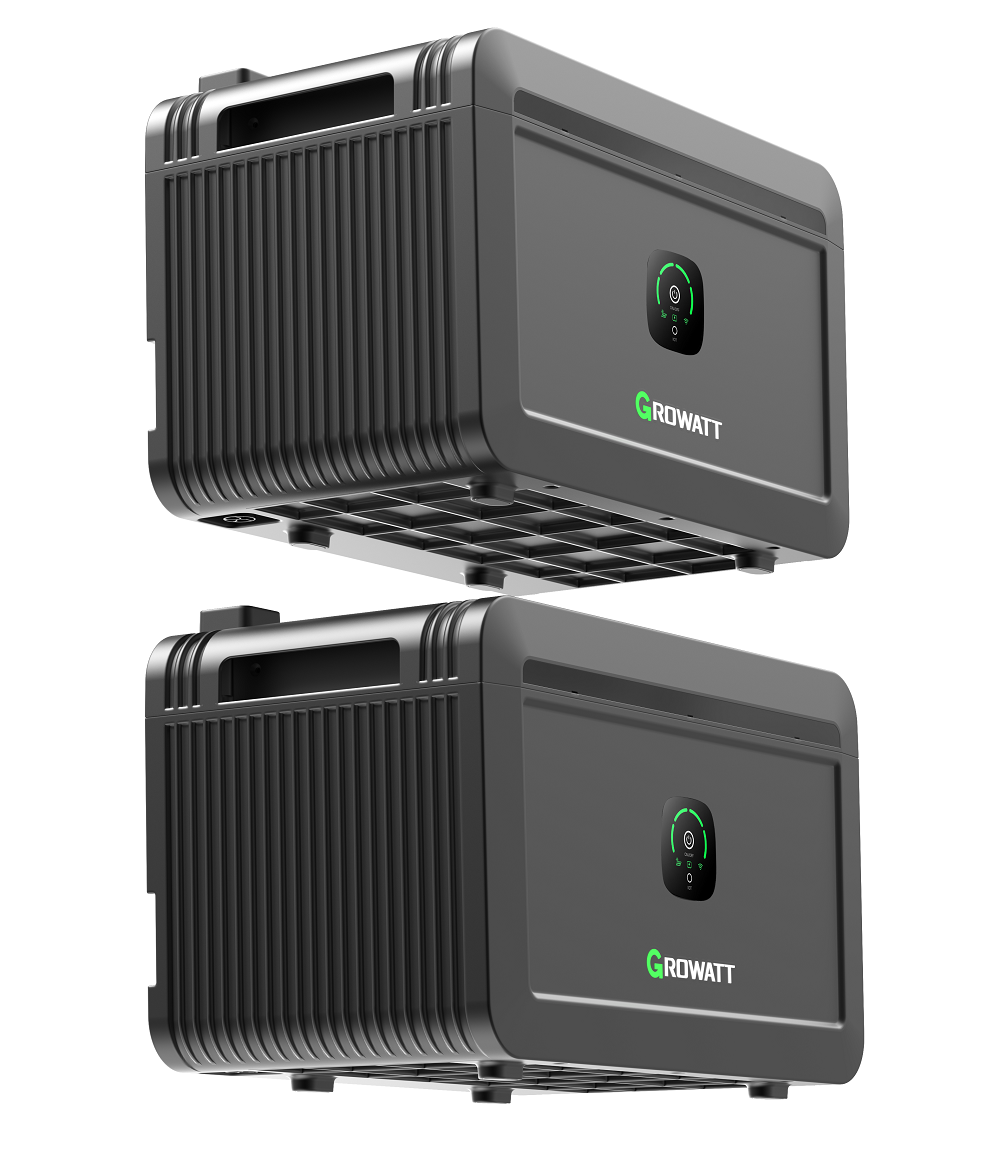 Pack de 4 Batteries Growatt NOAH 2000 - Stockage Solaire Évolutif et Performant