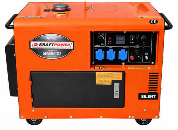 Groupe électrogène Diesel Silencieux Monophasé 9 KVA+ATS