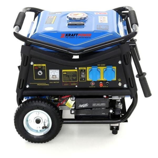 Groupe Électrogène Essence Portable Monophasé 5000W 7CV – KRAFTPOWER