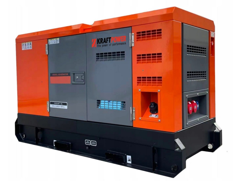 Groupe électrogène Diesel Triphasé Silencieux avec ATS – KRAFTPOWER 80 kVA