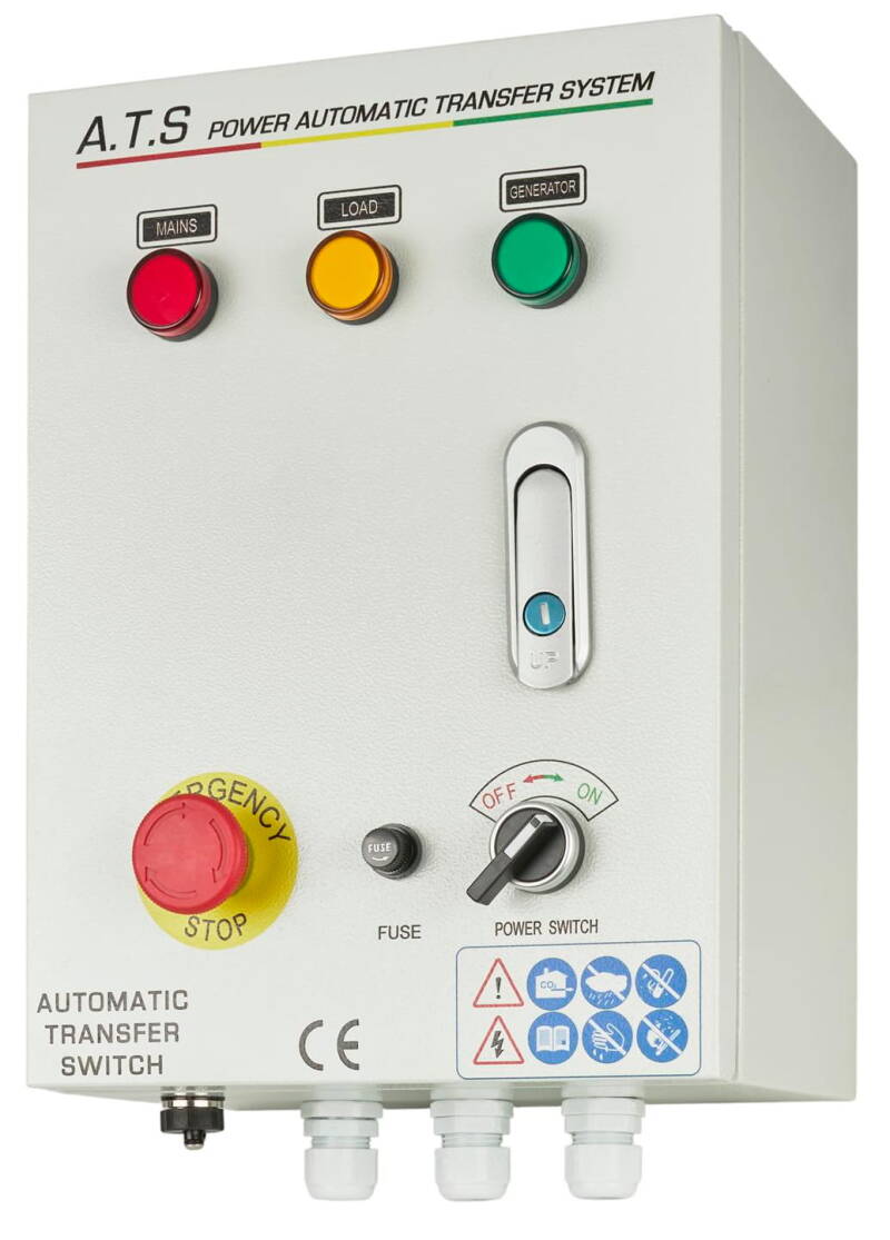 Boîtier ATS 16 à 24 KVA Triphasé – Démarrage Automatique pour Groupes Électrogènes Triphasés — vue 1