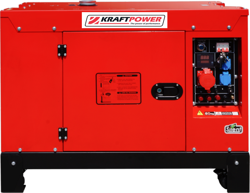 Groupe Électrogène Diesel 22 kVA Silencieux Triphasé , Bi-Cylindre, Haute Performance — vue 1