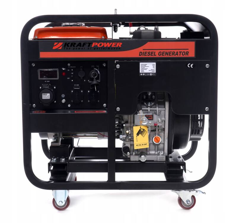 Groupe Électrogène Diesel Professionnel 11 kVA Monophasé - KRAFTPOWER