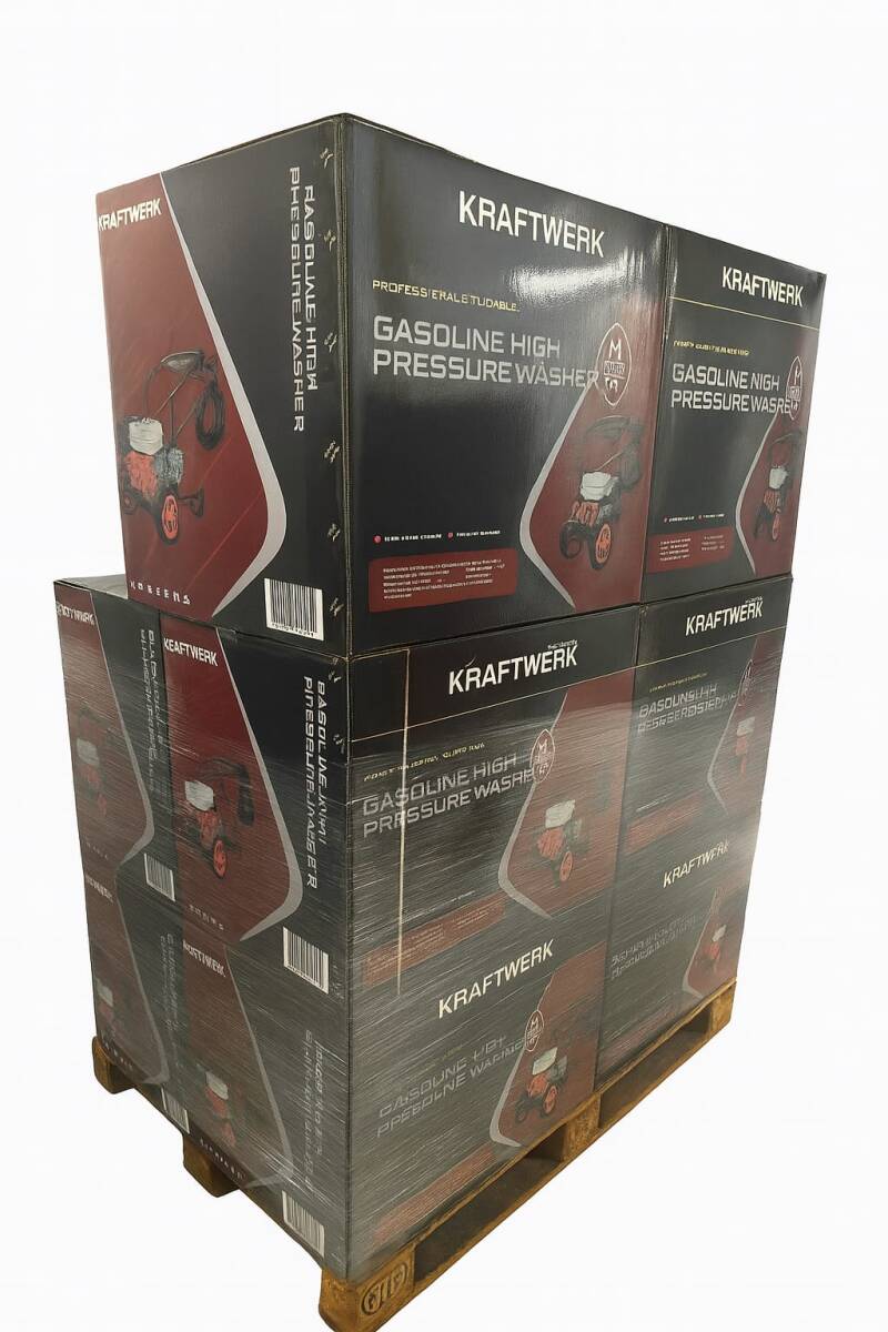 Palette de 6 Nettoyeurs Haute Pression Thermiques Professionnels – 240 Bars / 3500 PSI — vue 1