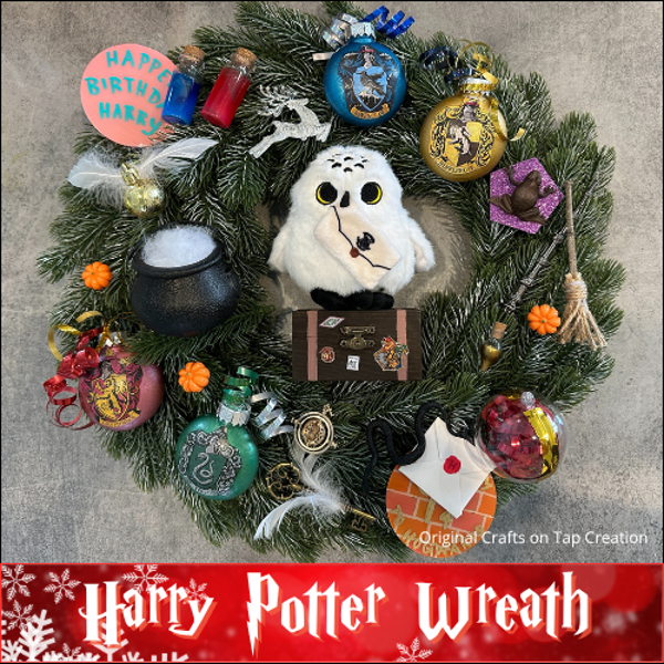 4 December - Christmas Harry Potter Wreath