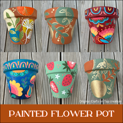 25 September - Painted Flower Pot