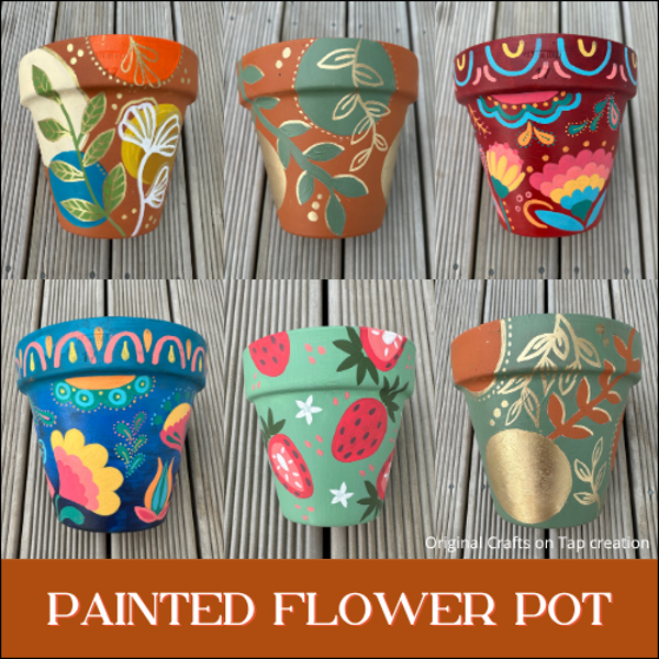 25 September - Painted Flower Pot