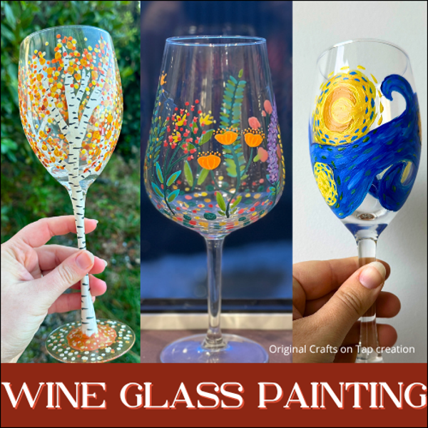 10 September - Wine Glass Painting