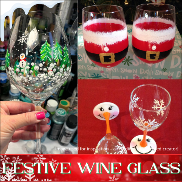 13 November - Wine Glass Painting