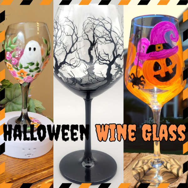 30 October - Halloween Wine Glass Painting Workshop