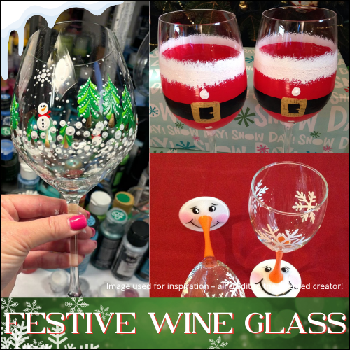 13 November - Wine Glass Painting