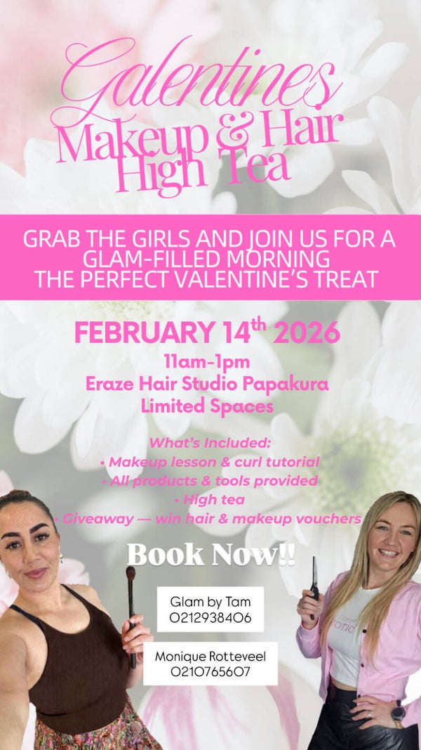 Galentines Hair and makeup class