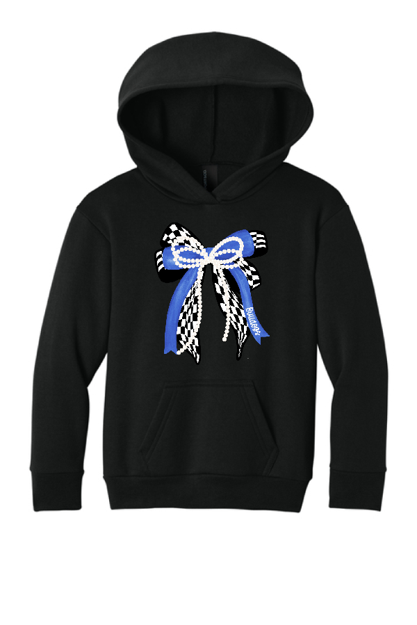 Seaford Bow Easy Fleece Pullover Hooded Sweatshirt