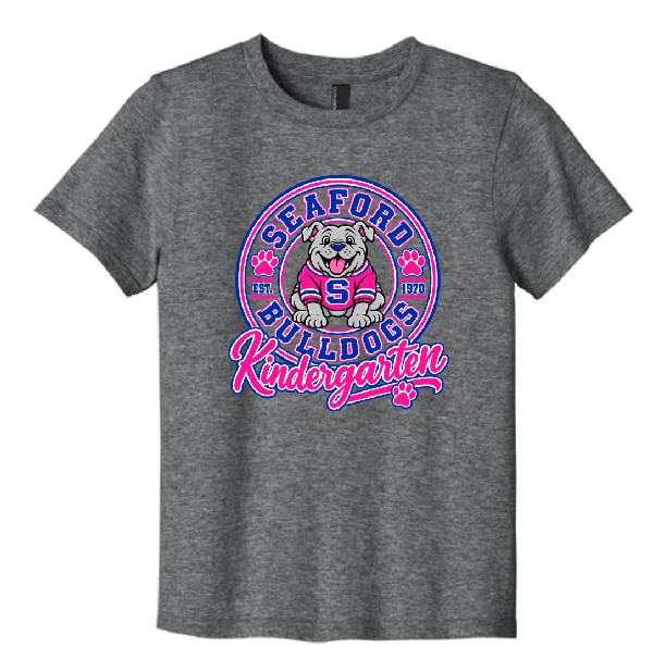 Pink and Royal Kindergarten Tee