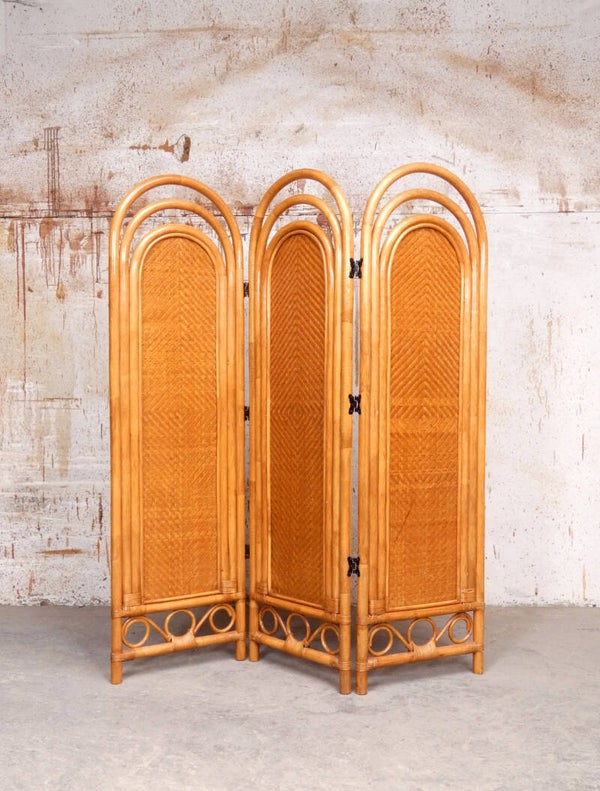 Vintage rattan/bamboo room divider