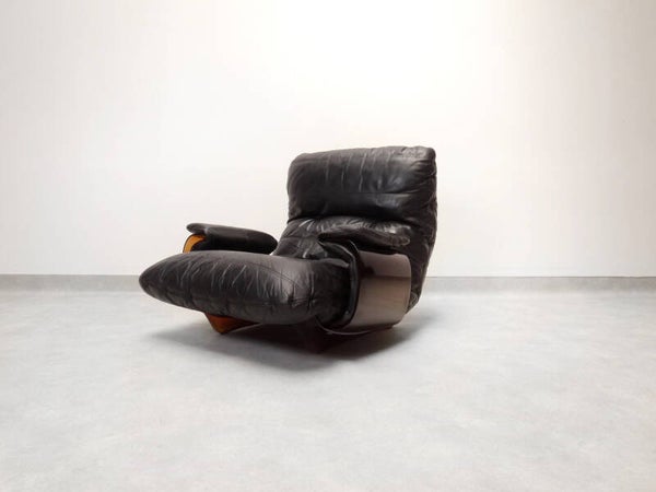 Ligne Roset Marsala lounge black leather