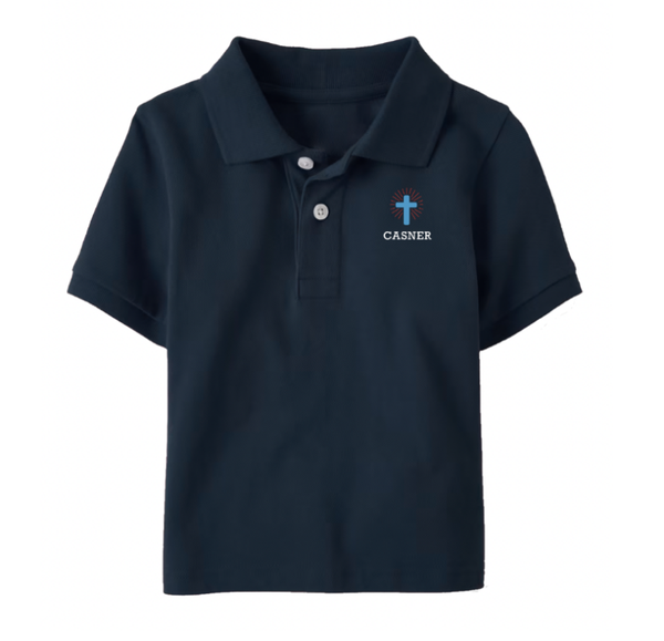 Boys Navy Casner Polo