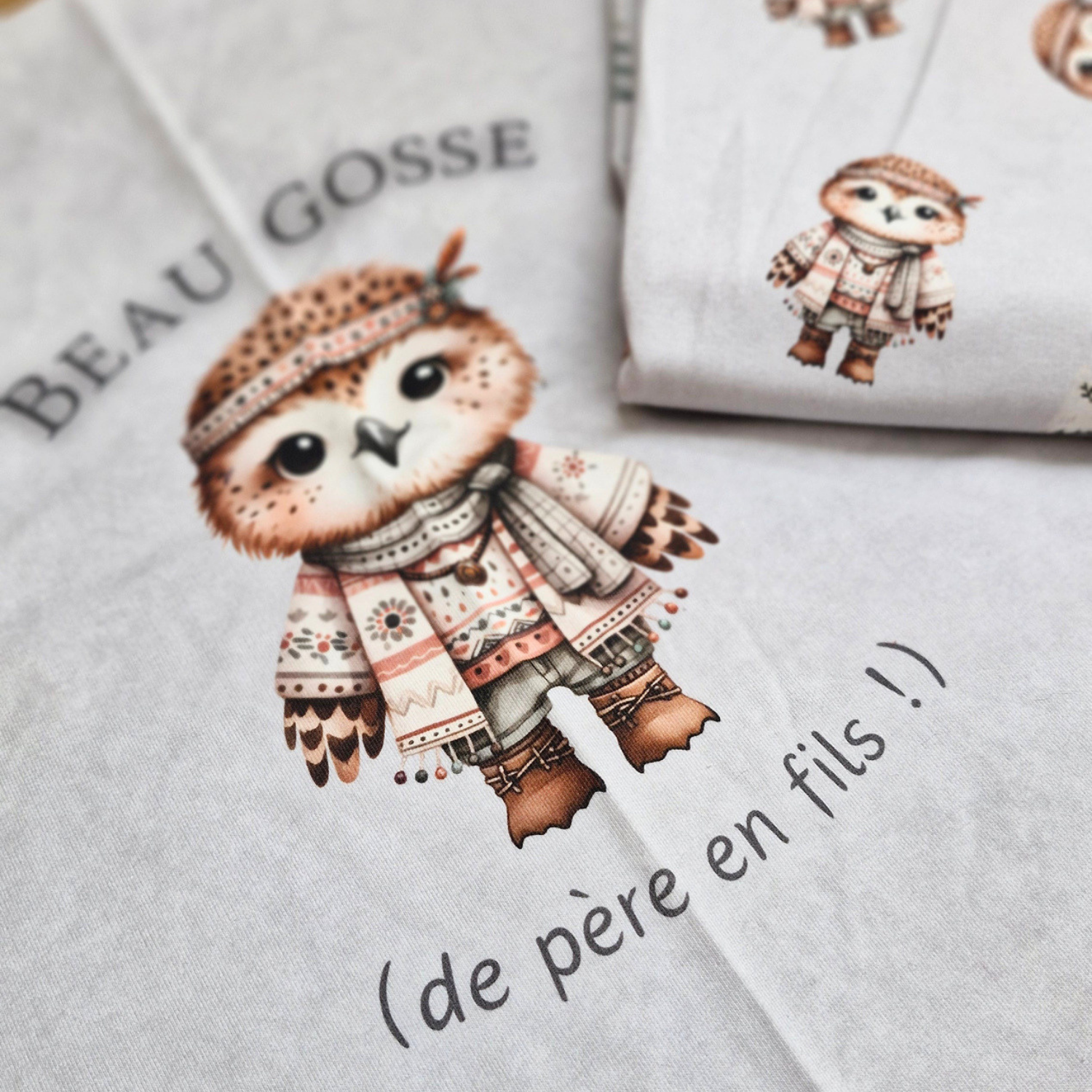 Panneau pour sweat - Beau Gosse