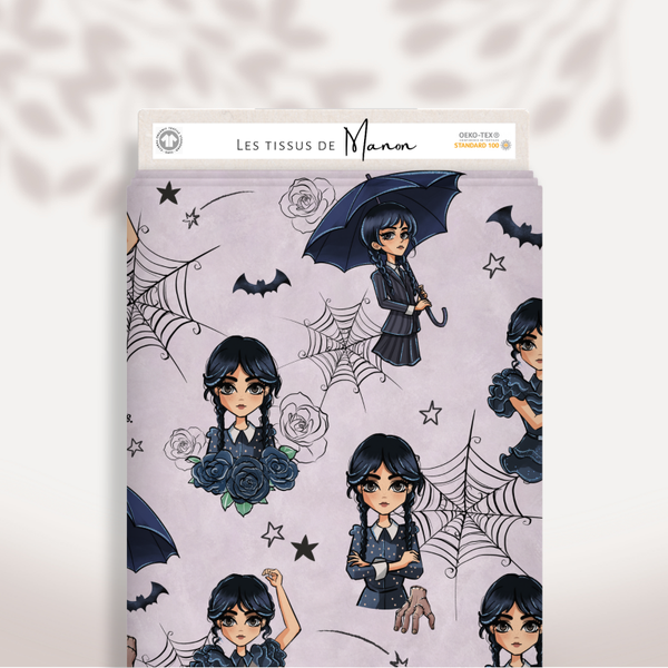 Tissu - Mercredi Lilas