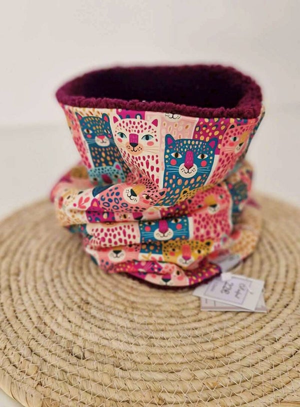 Col Enfant Léo Aubergine