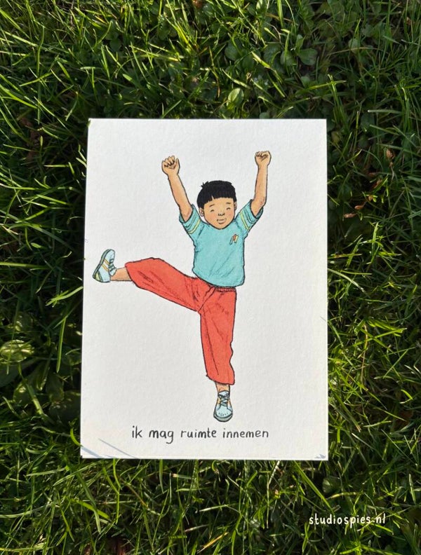 Affirmatiekaart "Ik mag ruimte innemen"