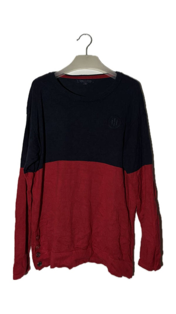 TOMMY HILFIGER | Maglia con Bottoni ai lati | L