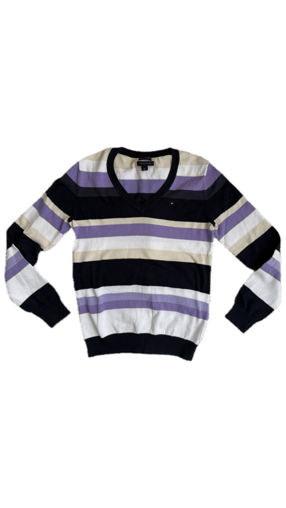 TOMMY HILFIGER | Maglia a Righe Colorate | M