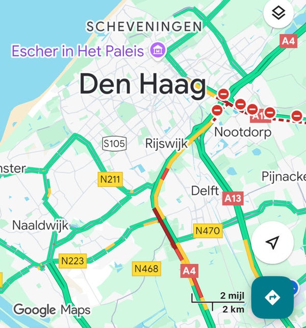 Schiphol Airport to DenHaag