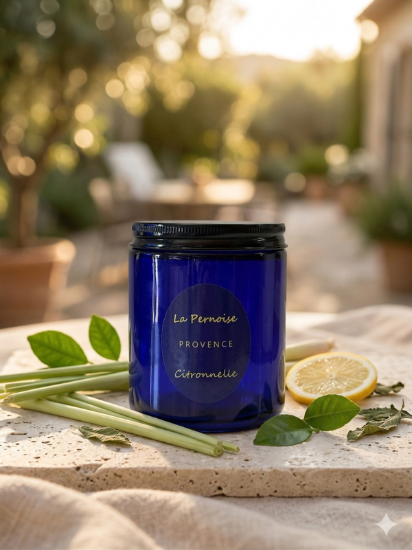 Bougie parfumée Citronnelle 230 ml (colisage 24)