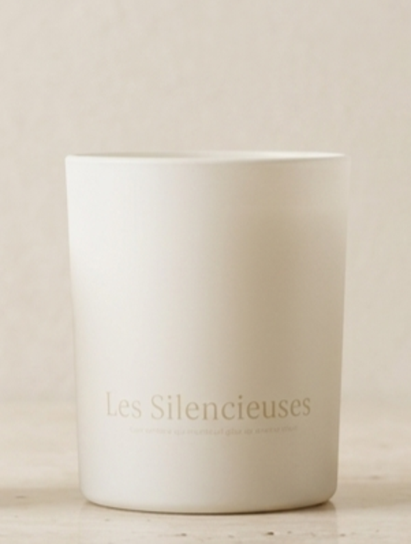 Bougie 165 ml - Les Silencieuses Blanc