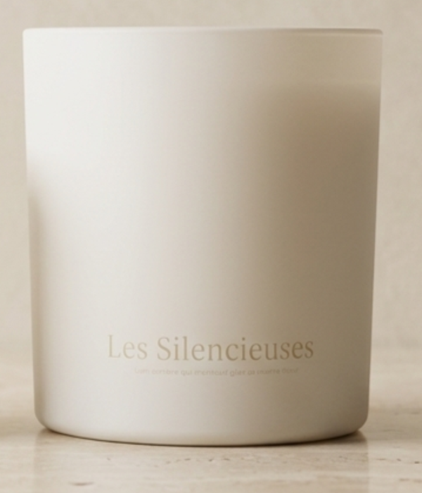 Bougie 750 ml - Les Silencieuses Blanc