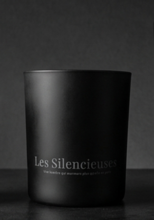 Bougie 165 ml - Les Silencieuses Noir