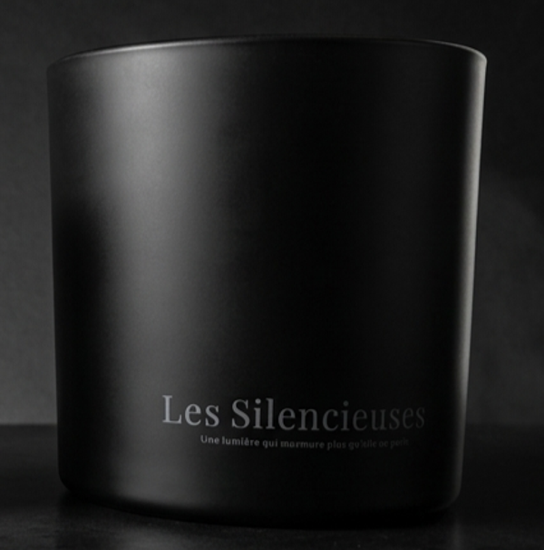 Bougie 750 ml - Les Silencieuses Noir