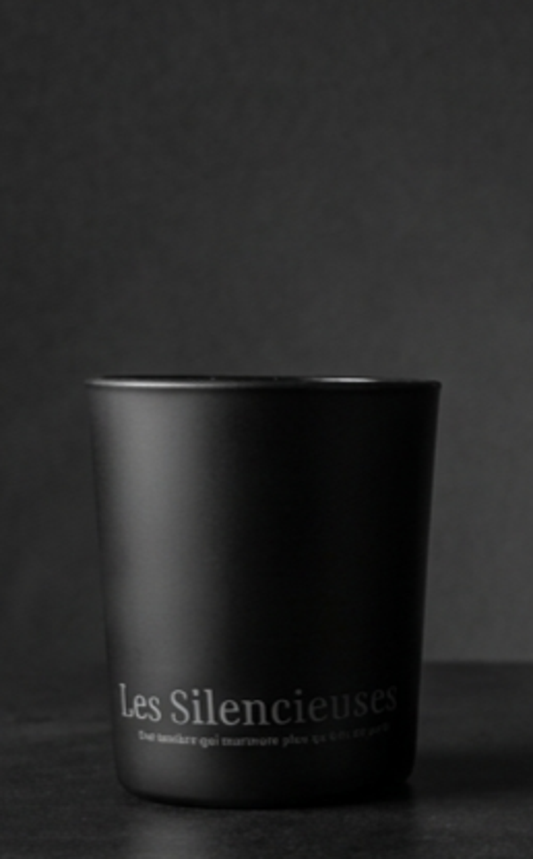 Bougie 75 ml - Les Silencieuses Noir
