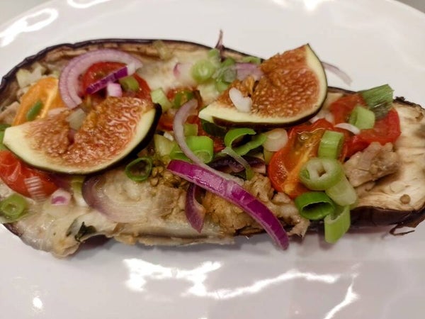 melanzana ripiena warme maaltijd