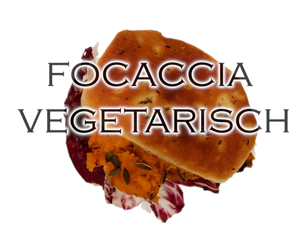 Focaccia radicchio salade