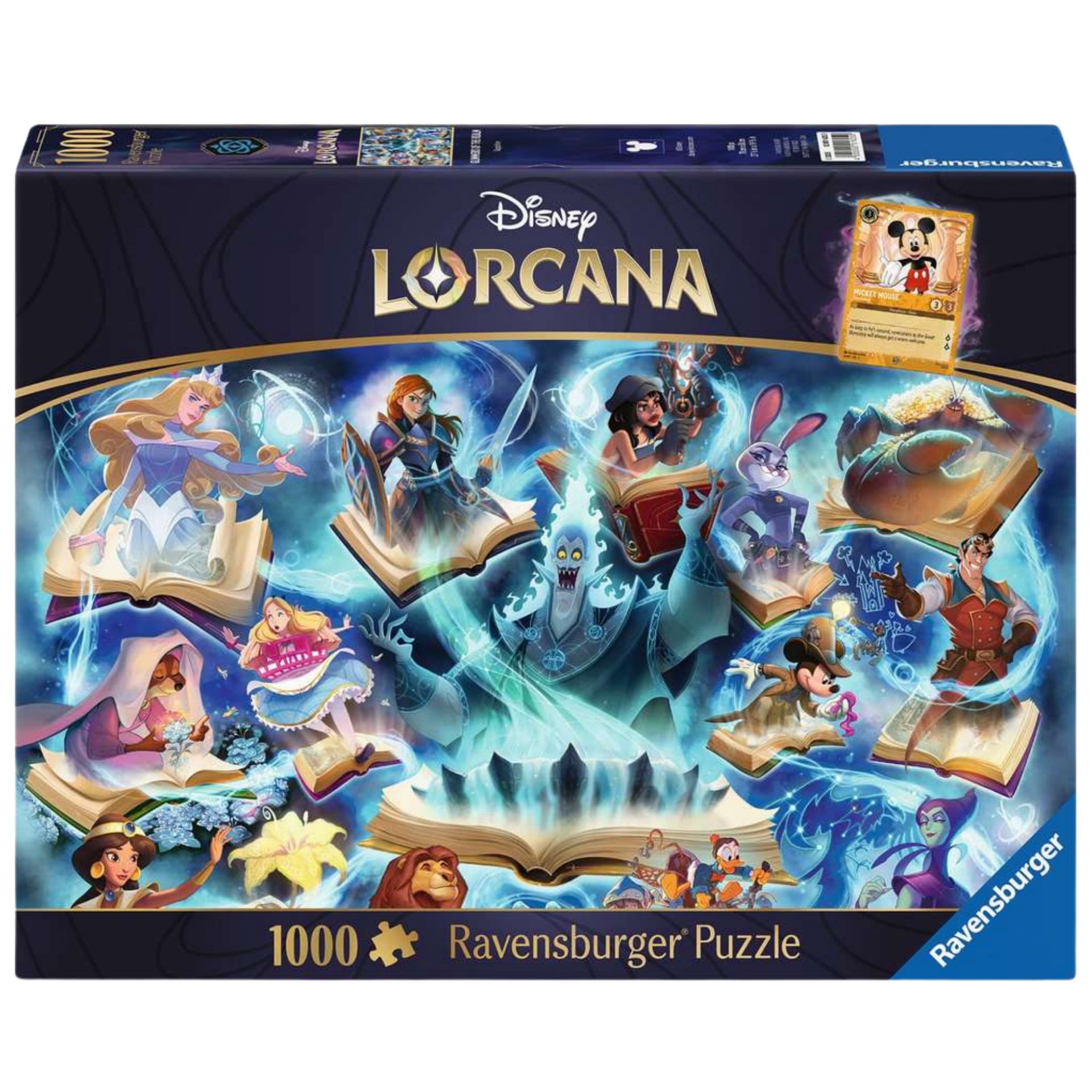 Disney Lorcana – Glimmers of the Realm – Sapphire Puzzel (1000 stukjes) Incl. Lorcana Promo