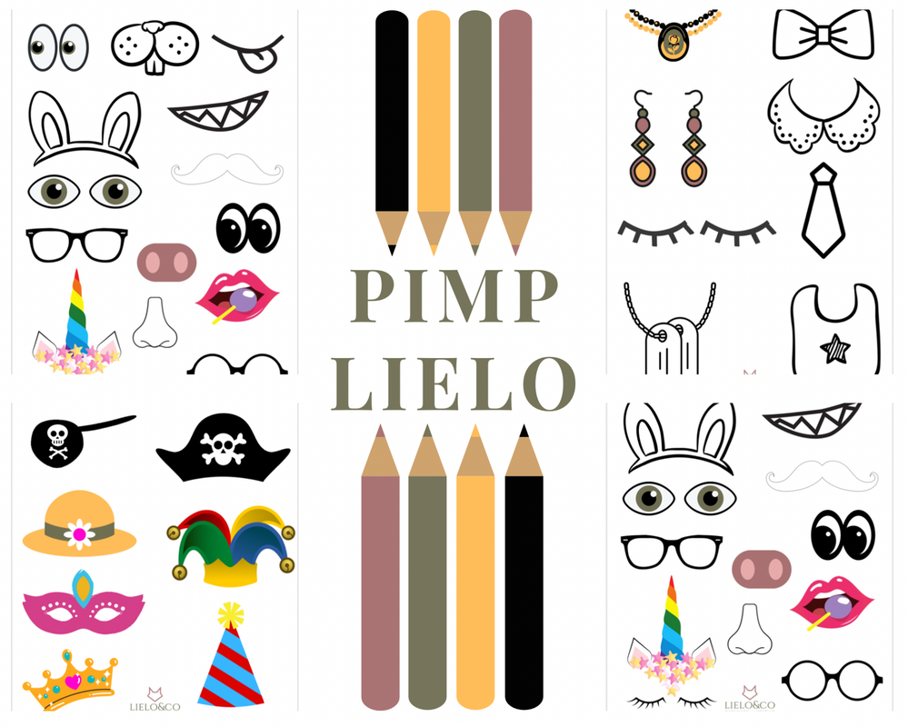 creatief bezig zijn voor kinderen met de free printables van LIELO&CO