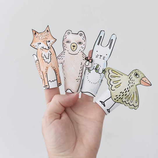knutsel je eigen vingerpoppetjes met deze free printables
