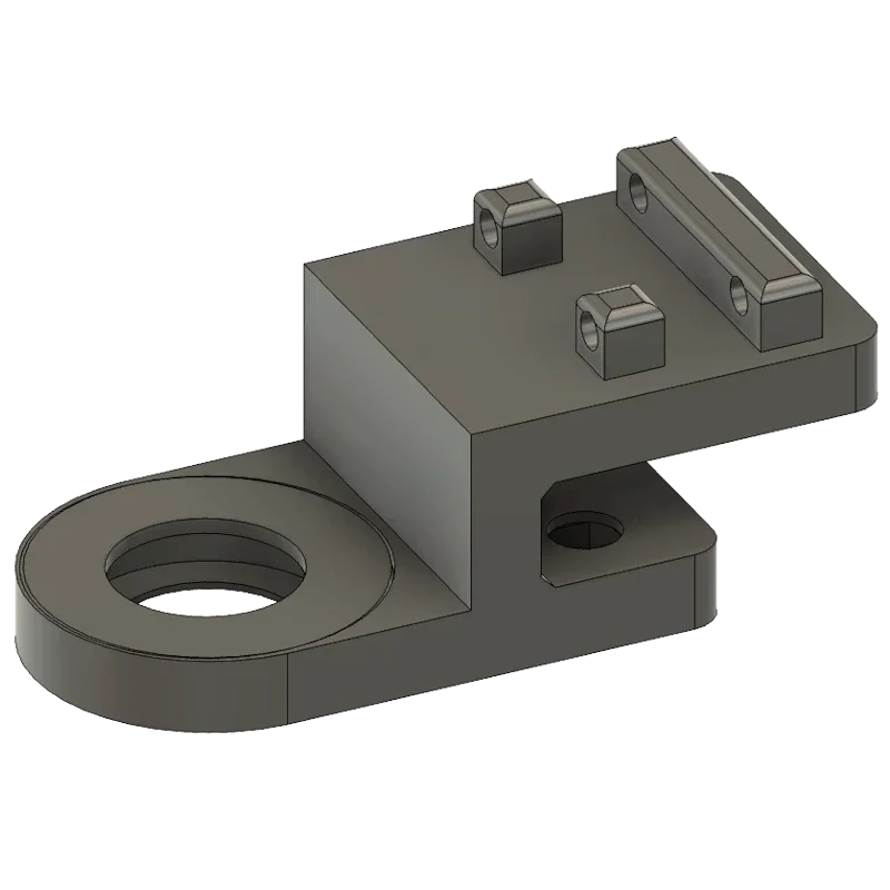 Stegbeckenhalterung mit Abstützung