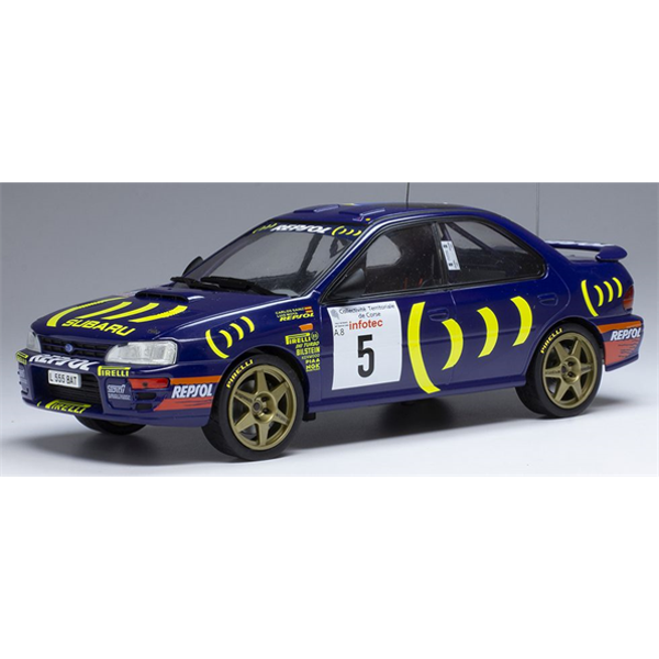 Subaru Impreza 555 #5 Corsica Rally 1995 - Carlos Sainz Luis Moya 1:18 scale model car