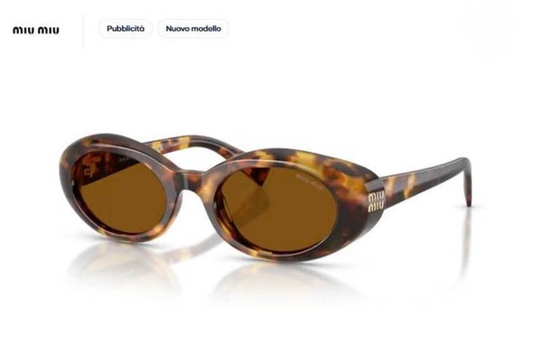 MIU MIU - B09S 14L20V Rêverie  - Havana miele - Occhiale da sole donna