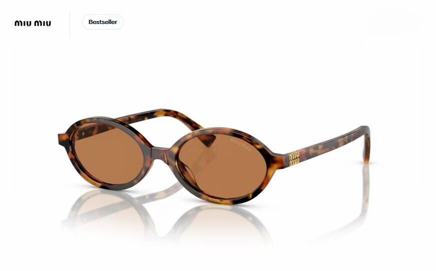 MIU MIU 04ZS 19P2Z1 - Havana chiaro - Occhiali da sole donna