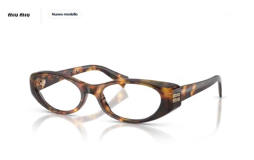 MIU MIU 03ZV 14L1O1 - Havana miele - Occhiale da vista donna