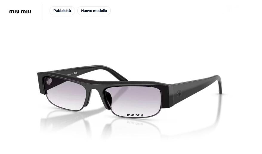 MIU MIU - 0MU B07S - Vedette 2000 - 16K04O - Nero - Occhiale sole vista donna