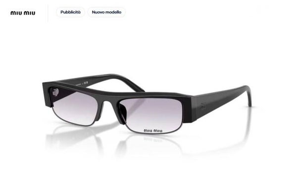 MIU MIU - 0MU B07S - Vedette 2000 - 16K04O - Nero - Occhiale sole vista donna