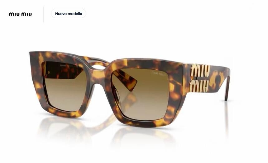 MIU MIU - 0MU B05S - 14L20U - Havana miele - Occhiale da sole donna