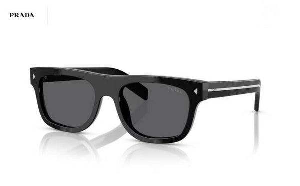 PRADA B12S - 16K731 Nero Lucido / dettagli silver - Occhiale da sole uomo